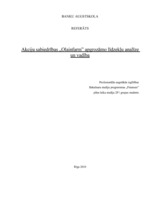 Referāts 'Uzņēmuma "Olainfarm" finanšu analīze', 1.