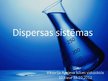 Prezentācija 'Dispersās sistēmas. Migla', 1.