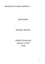 Biznesa plāns 'Krodziņš "Mākonīts"', 4.