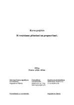 Biznesa plāns 'Būvražošanas plānošana un prognozēšana', 1.