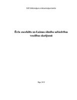Referāts 'Ērču encefalīts un Laima slimība sabiedrības veselības skatījumā', 1.