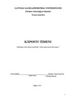 Referāts 'Kāpostu ēdieni', 1.