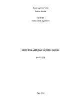 Eseja 'Lietu izskatīšanas kārtība Saeimā', 1.