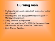 Prezentācija 'Burning Man Festival', 3.
