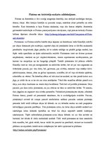 Referāts 'Platona un Aristoteļa uzskatu salīdzinājums', 1.