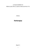 Referāts 'Reitterapija', 1.