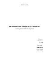 Referāts 'Kurš modelis labāks - Volkswagen Golf 2 vai Volkswagen Golf 3', 1.