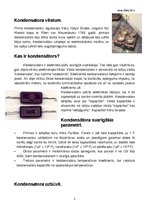 Konspekts 'Elektriskie kondensatori', 2.