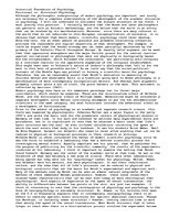 Eseja 'Historical Foundation of Psychology', 1.