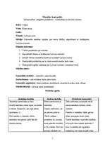 Konspekts 'Integrētas dabaszinību stundas konspekts', 1.