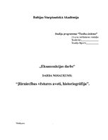 Konspekts 'Jūrniecības vēstures avoti, historiogrāfija', 1.