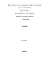 Konspekts 'Komiskais', 1.