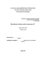 Referāts 'Menedžmenta funkciju analīze uzņēmumā "X"', 1.