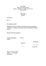 Paraugs 'Rīkojums par pieņemšanu darbā', 1.