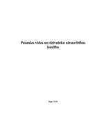 Referāts 'Pasaules vides un dzīvnieku aizsardzības kustība', 1.