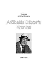Referāts 'Arčibalds Džozefs Kronins (Cronin)', 1.