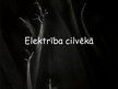 Prezentācija 'Elektrība cilvēkā', 1.