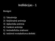 Prezentācija 'Kaulu smadzeņu transplantācija', 5.