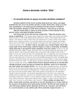 Konspekts 'Gunars Janovskis "Sōla"', 1.