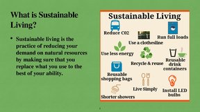 Prezentācija 'Sustainable Living', 2.