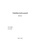 Referāts 'Takelāžas darbu pamati', 1.