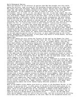 Eseja 'Three Endangered Species', 1.