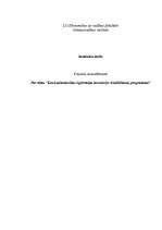 Referāts 'Lauksaimniecības ilgtermiņa investīciju kreditēšanas programma', 1.