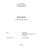 Referāts 'Latvijas importa attīstība', 1.