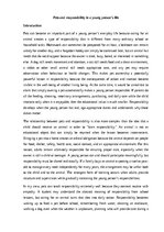 Eseja 'Pets and responsibility in a young person’s life', 1.