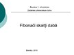 Prezentācija 'Fibonači skaitļi dabā', 1.