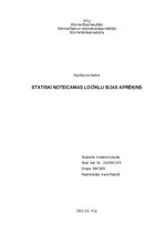 Paraugs 'Statiski noteicamas locīklu sijas aprēķins', 1.