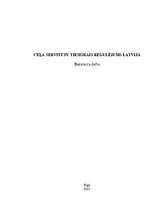 Referāts 'Ceļa servitūtu tiesiskais regulējums Latvijā', 1.