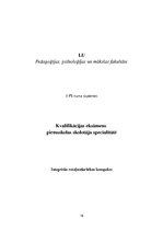 Prakses atskaite 'Pirmsskolas kvalifikācijas prakse un filmētais eksāmens', 19.