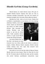 Eseja 'Džordžs Geršvins', 1.