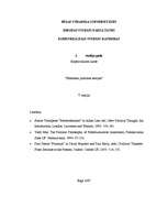 Konspekts 'Postmodernisms un politikas teorija', 1.