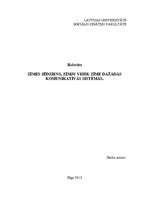 Eseja 'Zīmes jēdziens, zīmju veidi, zīmes dažadās komunikatīvās sistēmās', 1.