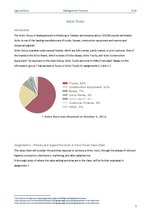 Konspekts 'Volvo Trucks - Value Chain Analysis', 1.