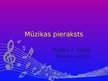 Prezentācija 'Mūzikas pieraksts - mācību stundas materiāls', 1.