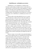 Eseja 'Rūdolfs Blaumanis - psiholoģiskās prozas meistars', 1.