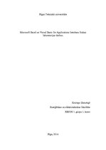 Paraugs 'Programmu "Visual Basic for Application" un "Excel" pielietojums fizikas laborat', 1.
