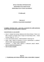 Konspekts 'Globalizētais cilvēks - jaunas elites un marginalizēto tēls. Reakcijas uz global', 1.