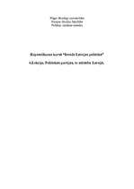 Konspekts 'Politiskās partijas, to attīstība Latvijā', 1.