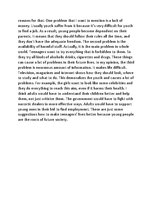 Eseja 'It's Easy to Be Young', 2.