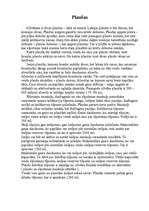 Konspekts 'Plaušas', 1.