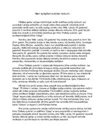 Eseja 'Mani spilgtākie kultūras notikumi', 1.
