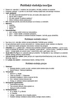 Konspekts 'Publiskā viedokļa teorijas', 1.