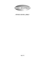 Biznesa plāns 'Fitnesa centrs', 1.