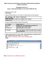 Konspekts 'Ieejas/izejas pāradresēšana un konveijeri UNIX OS vidē', 1.