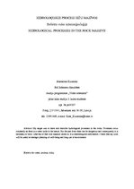 Referāts 'Hidroloģiskie procesi iežu masīvos', 1.