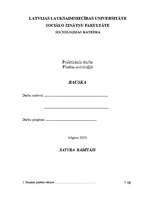 Referāts 'Bauska', 1.